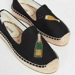 Soludos “Champagne Cheers” Smoking Slipper
